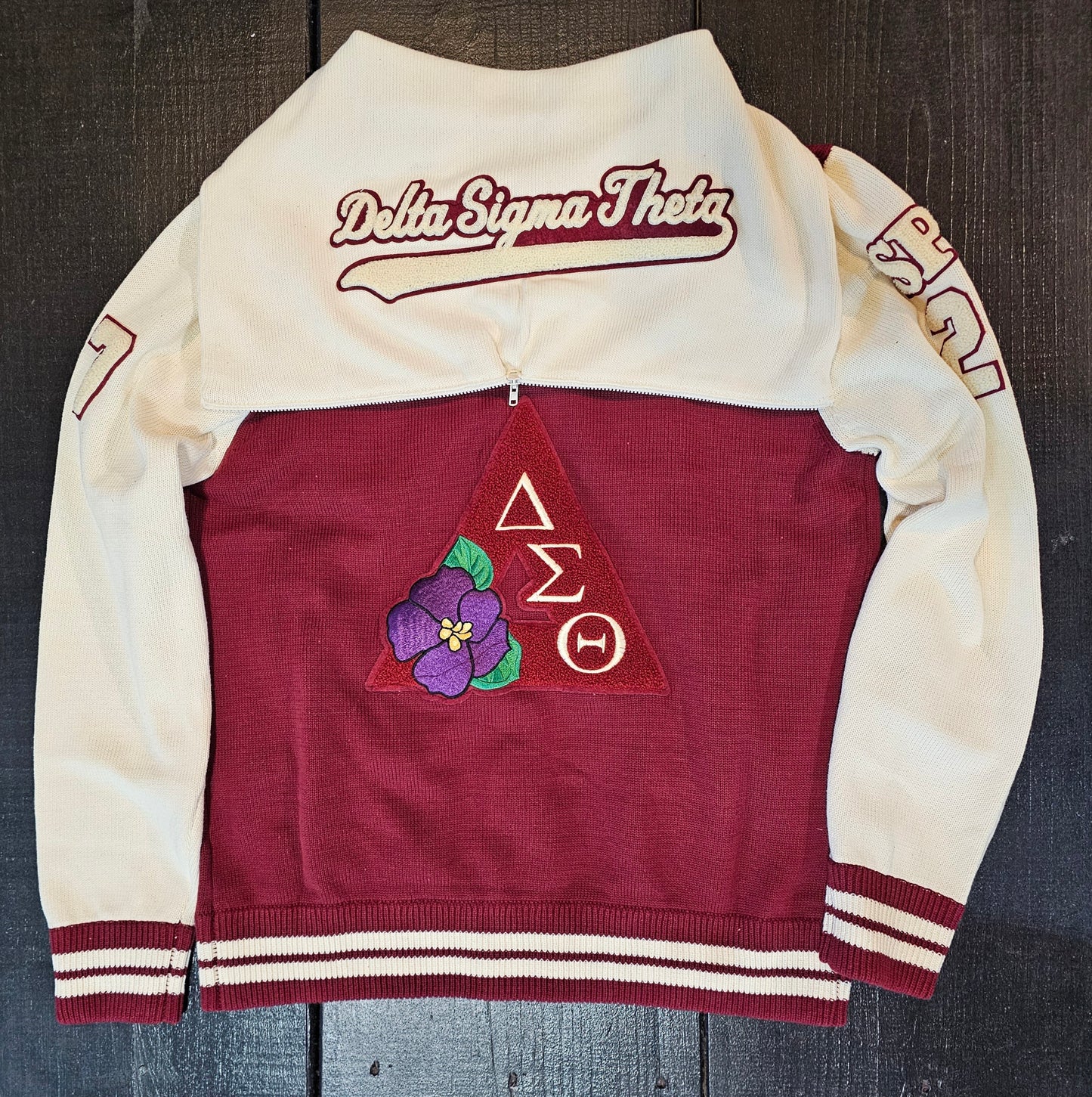 Delta Knit Varsity w/ Hood