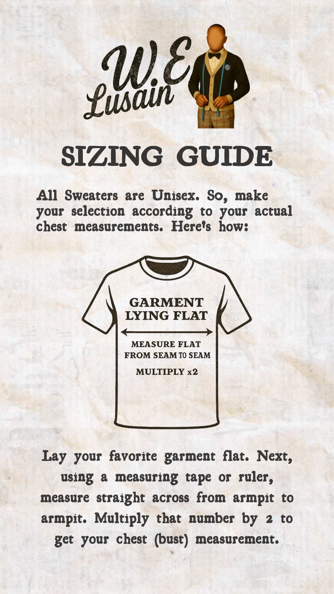 Cable Vneck (Unisex - 4 Options)