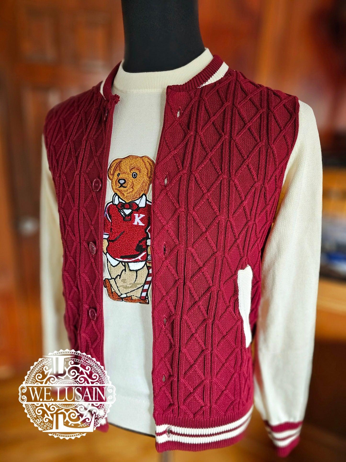 Cream Knit Tee (15 Design Options)