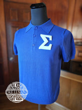 Load image into Gallery viewer, Σ Blue Polo
