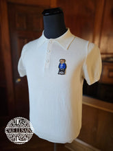 Load image into Gallery viewer, Σ Bear Polo White