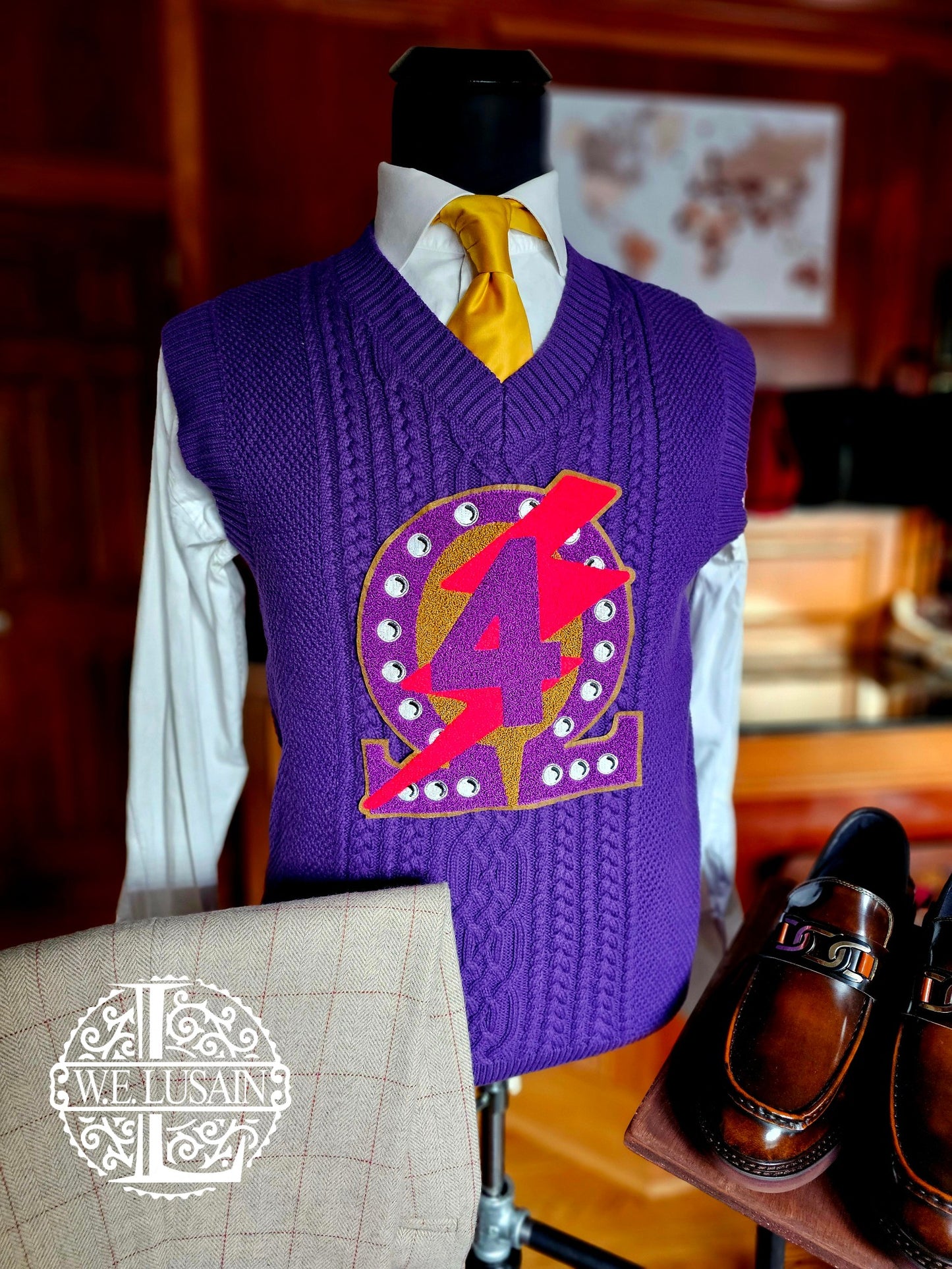 Purple Cable Knit Vest (9 Options)