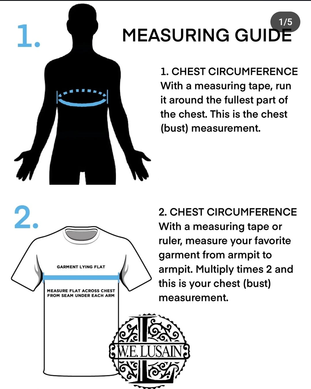 Blue Crewneck (8 Options - Please Read)