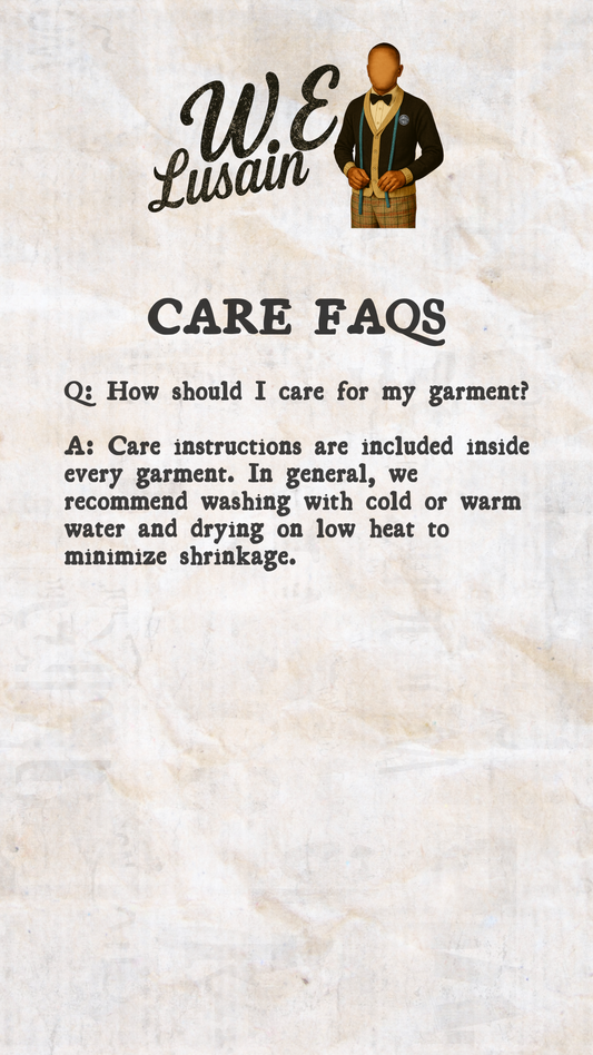 Care Instructions