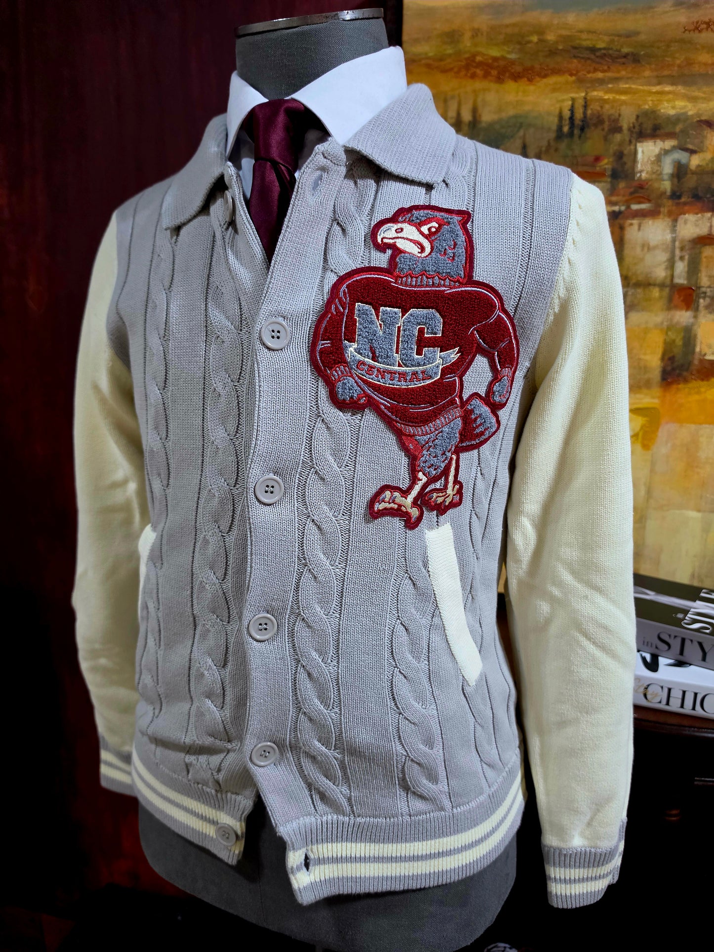 NCCU 70s Cardigan - (Unisex)