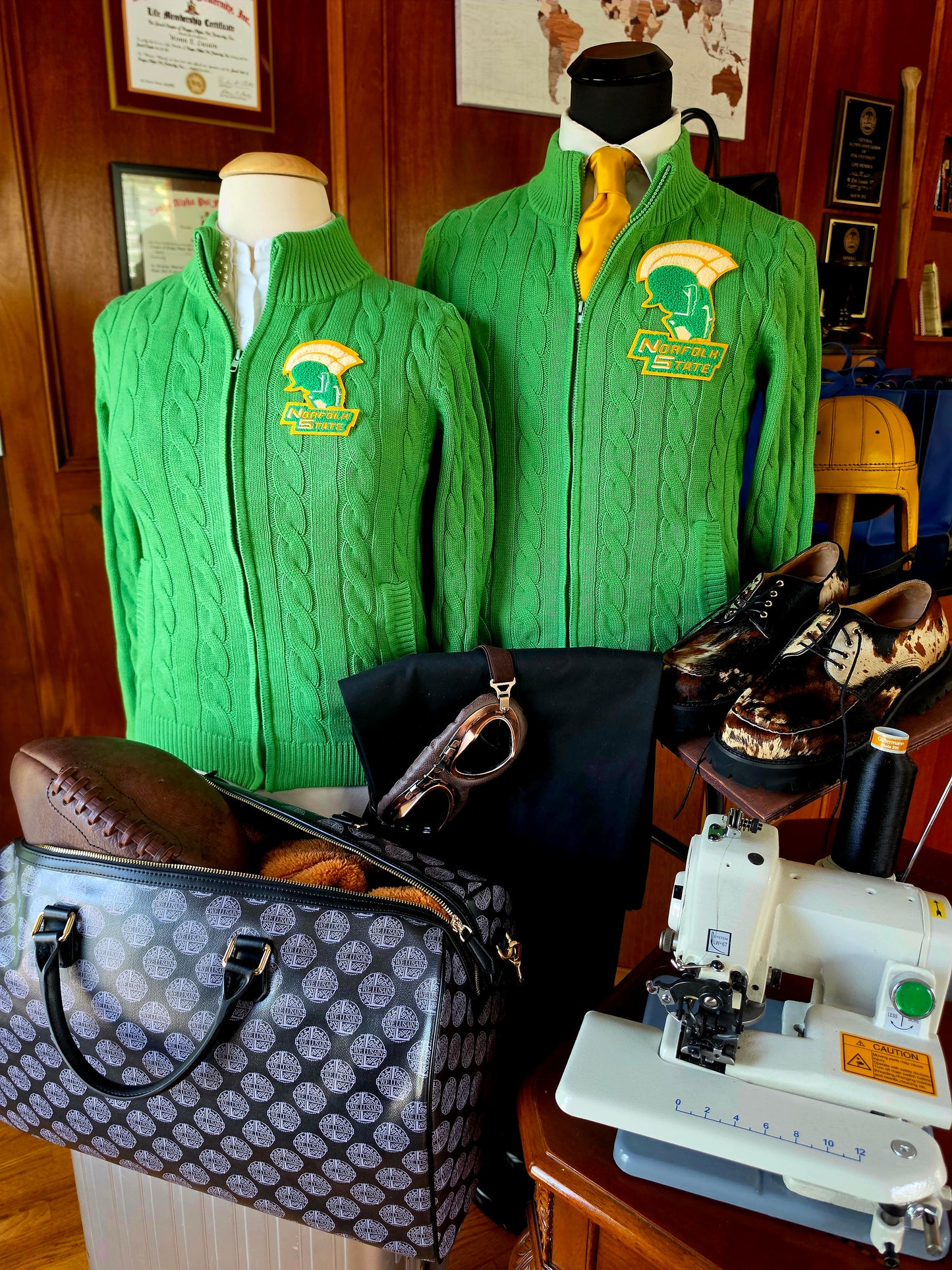 NSU Full Zip Cardigan