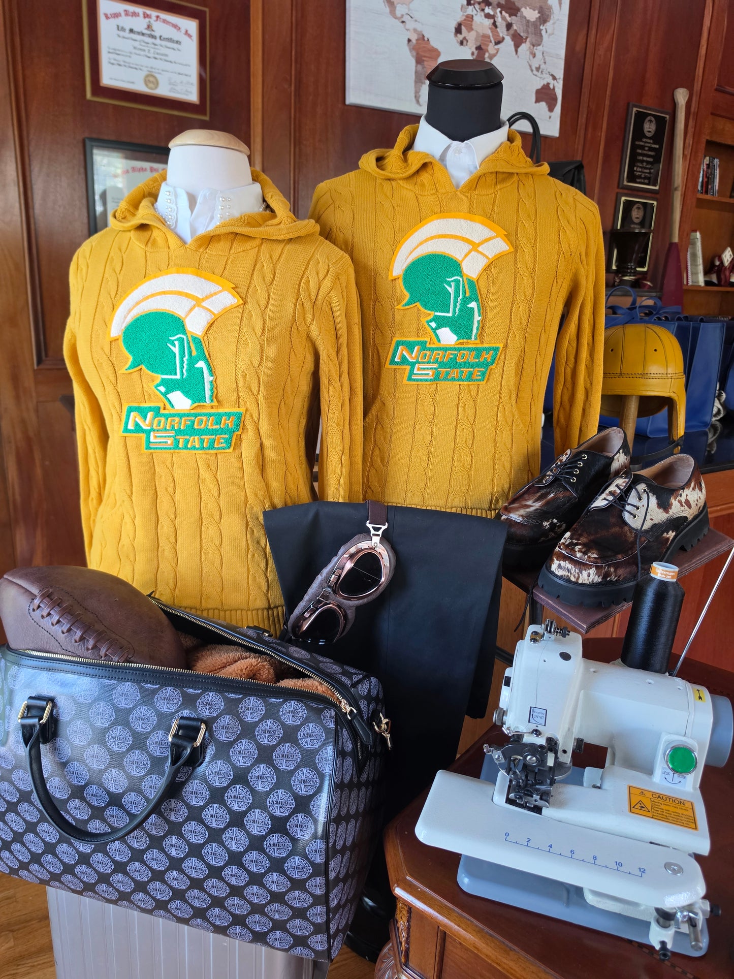 NSU Hoodie (Gold Spartan)