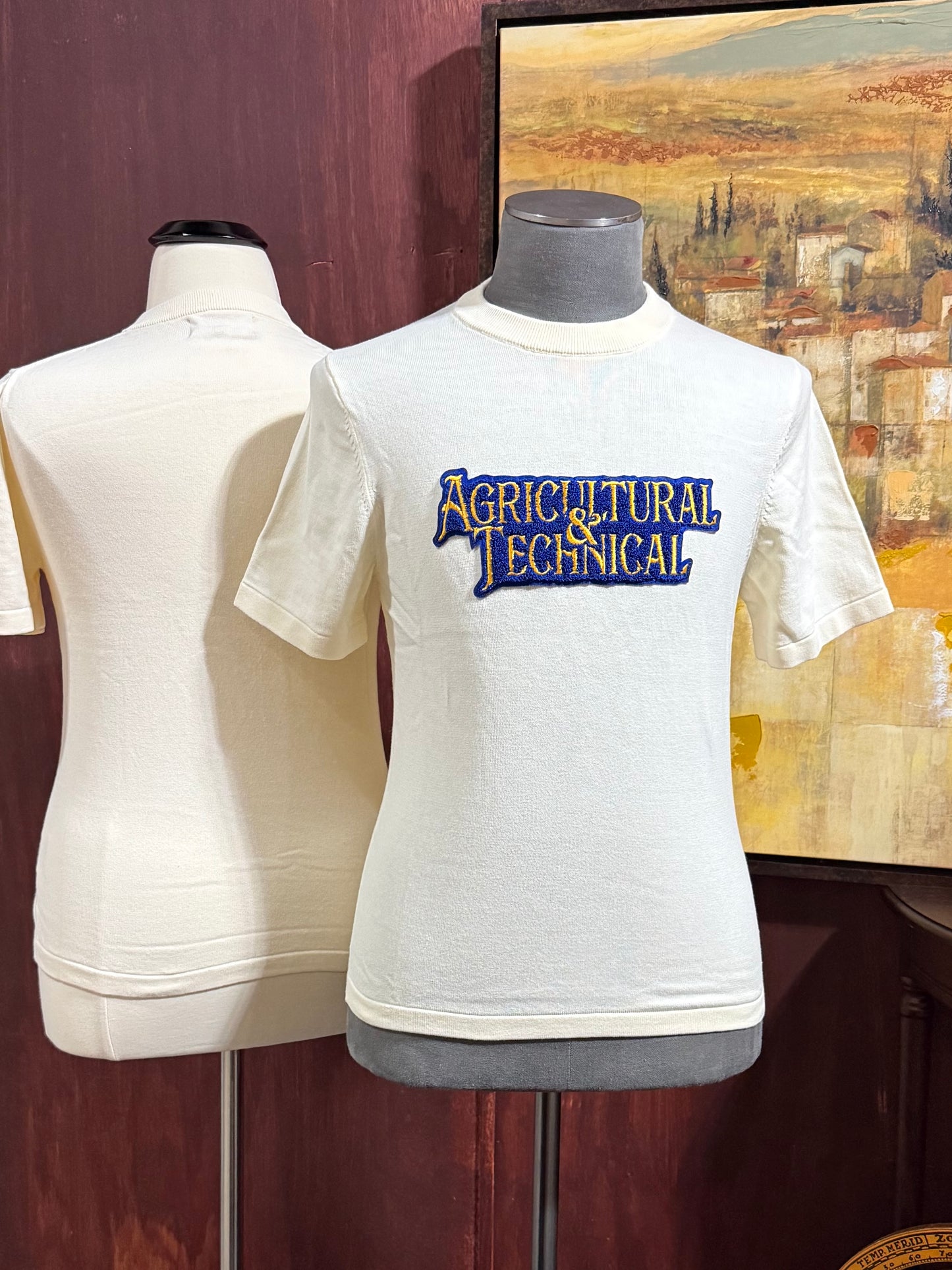 NCAT Cream Knit Tshirt - 3 Variations