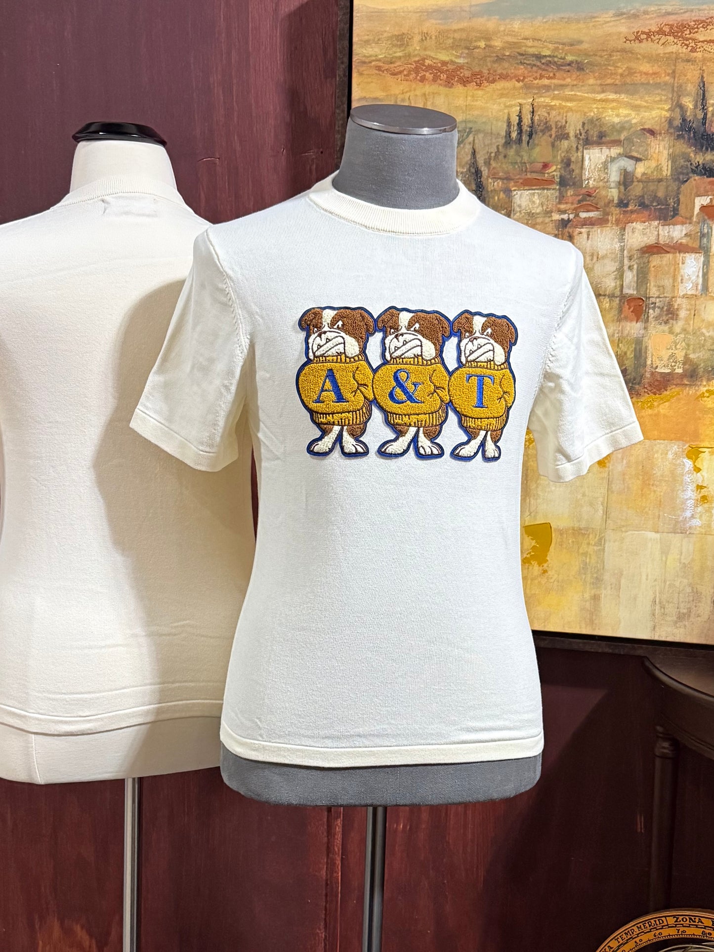 NCAT Cream Knit Tshirt - 3 Variations