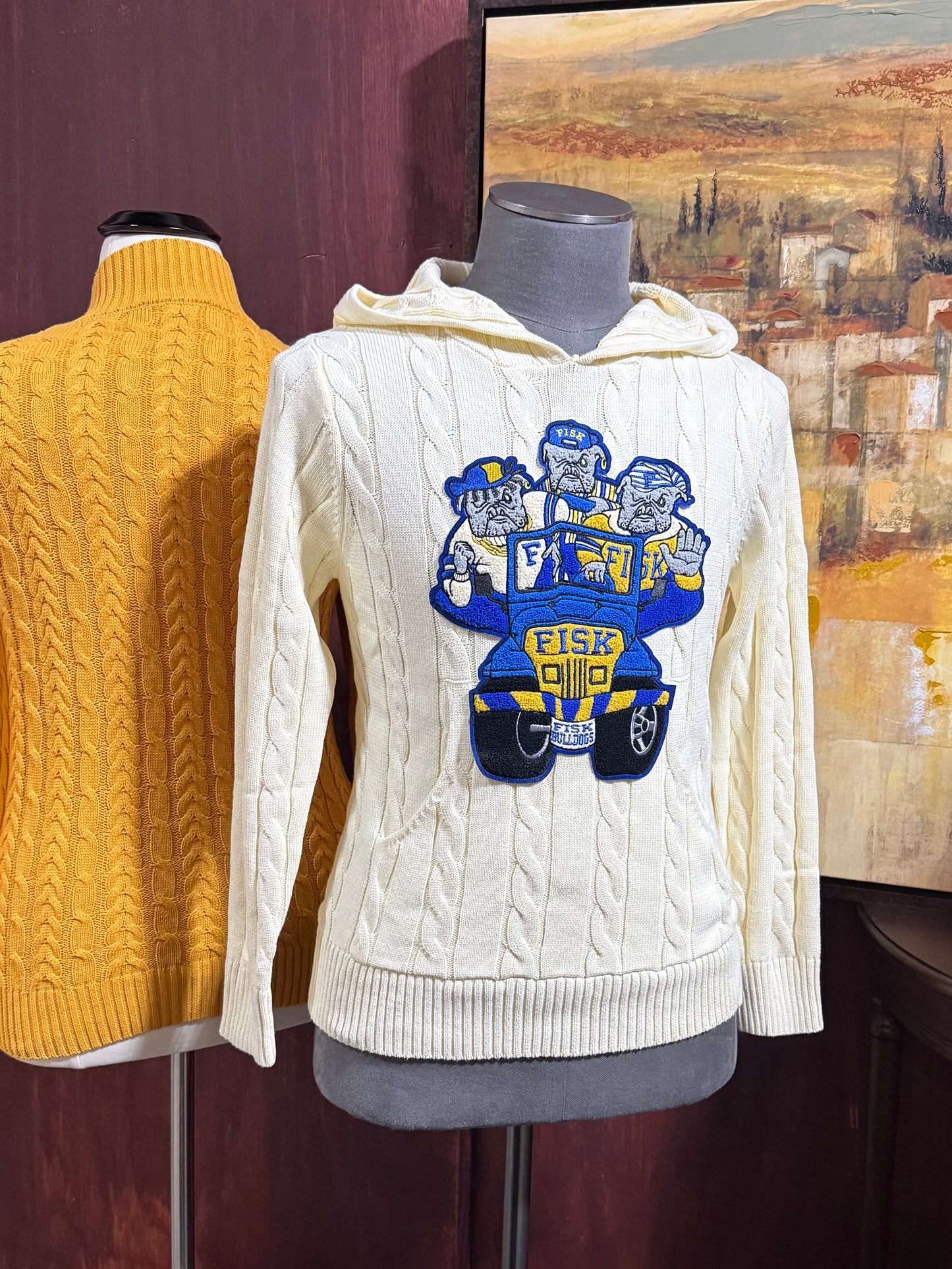 FISK Cream Hoodie (Unisex) (4 Variations)
