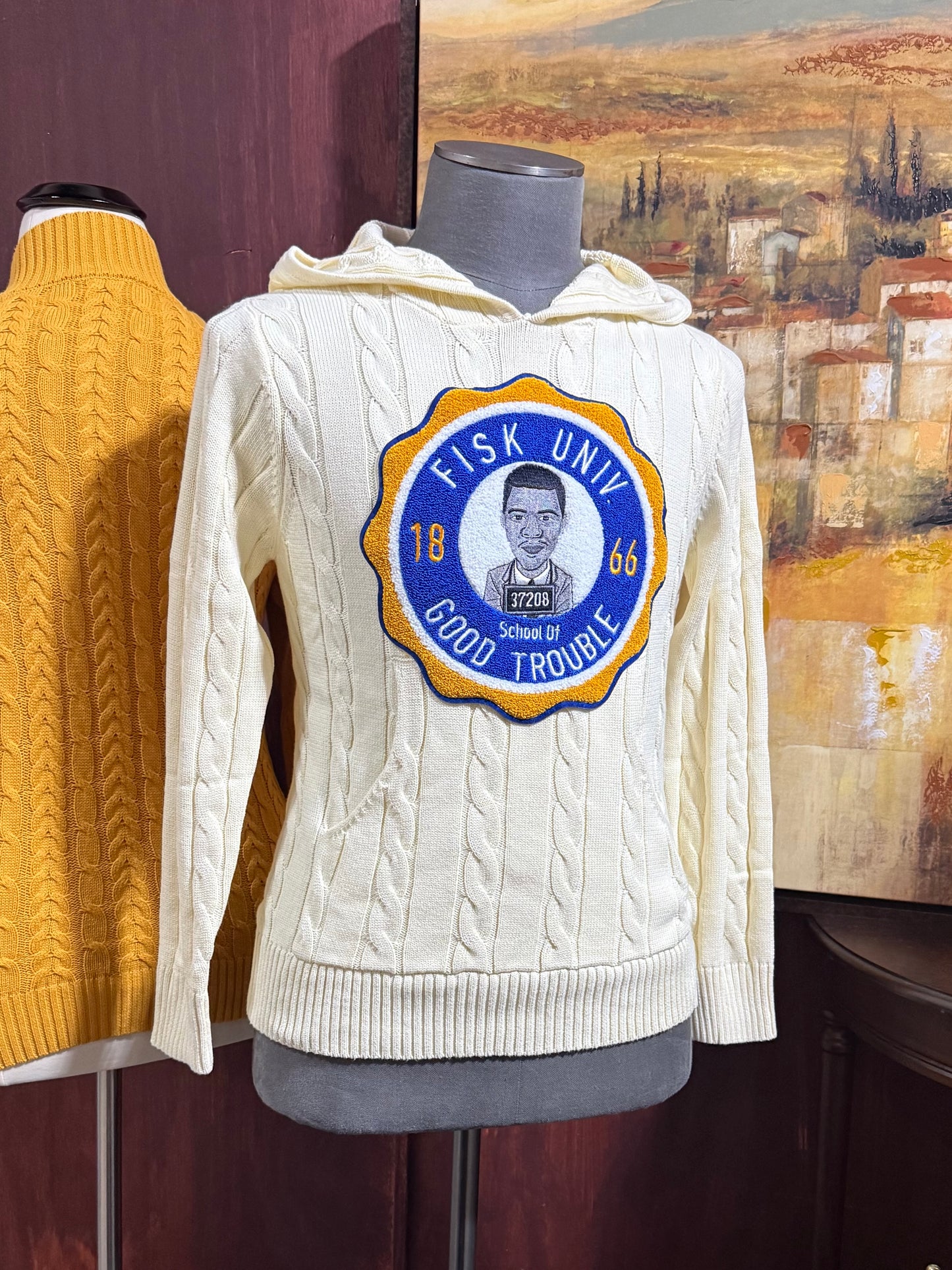FISK Cream Hoodie (Unisex) (4 Variations)
