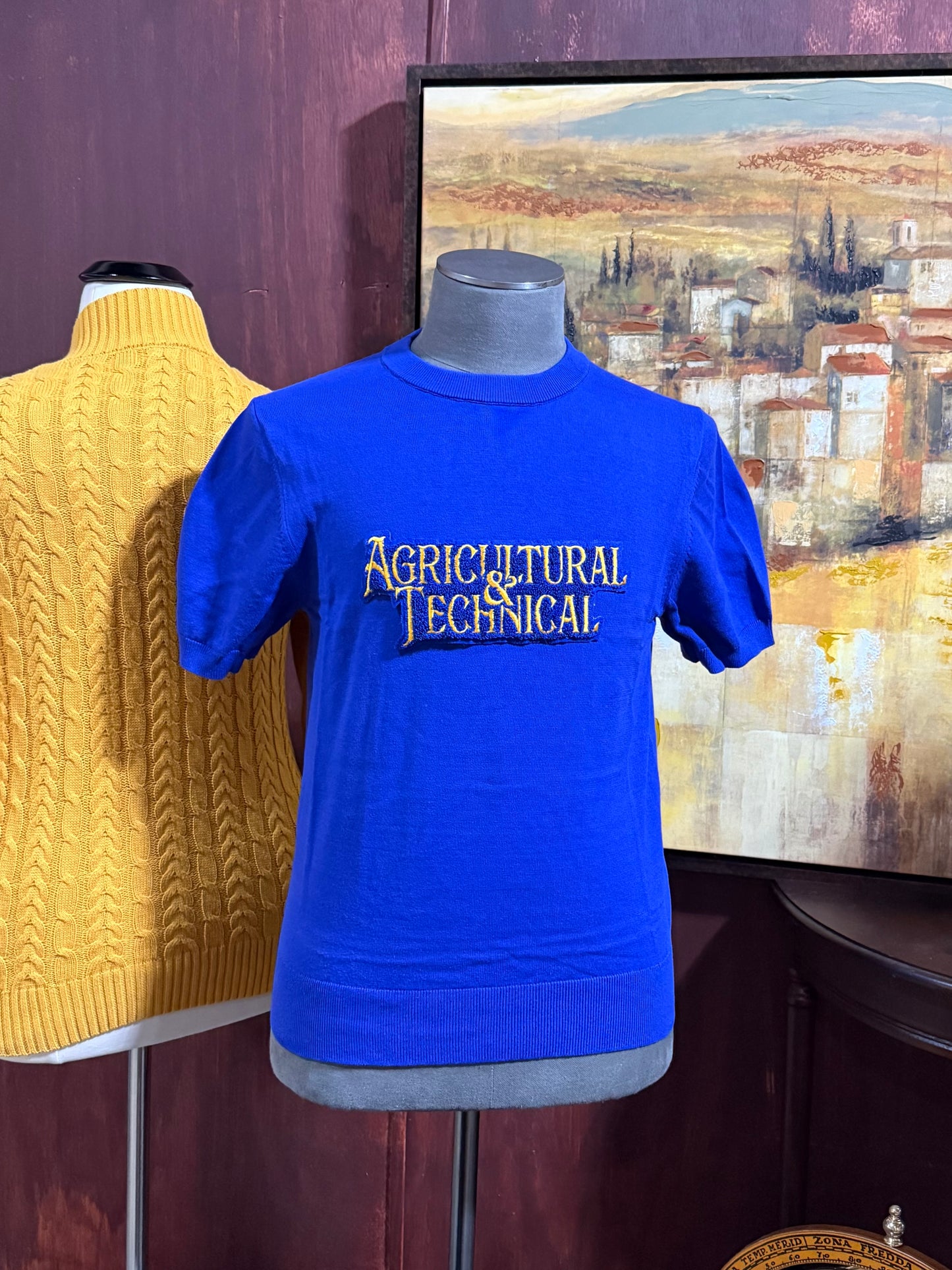 NCAT Blue Knit Tshirt - 3 Variations