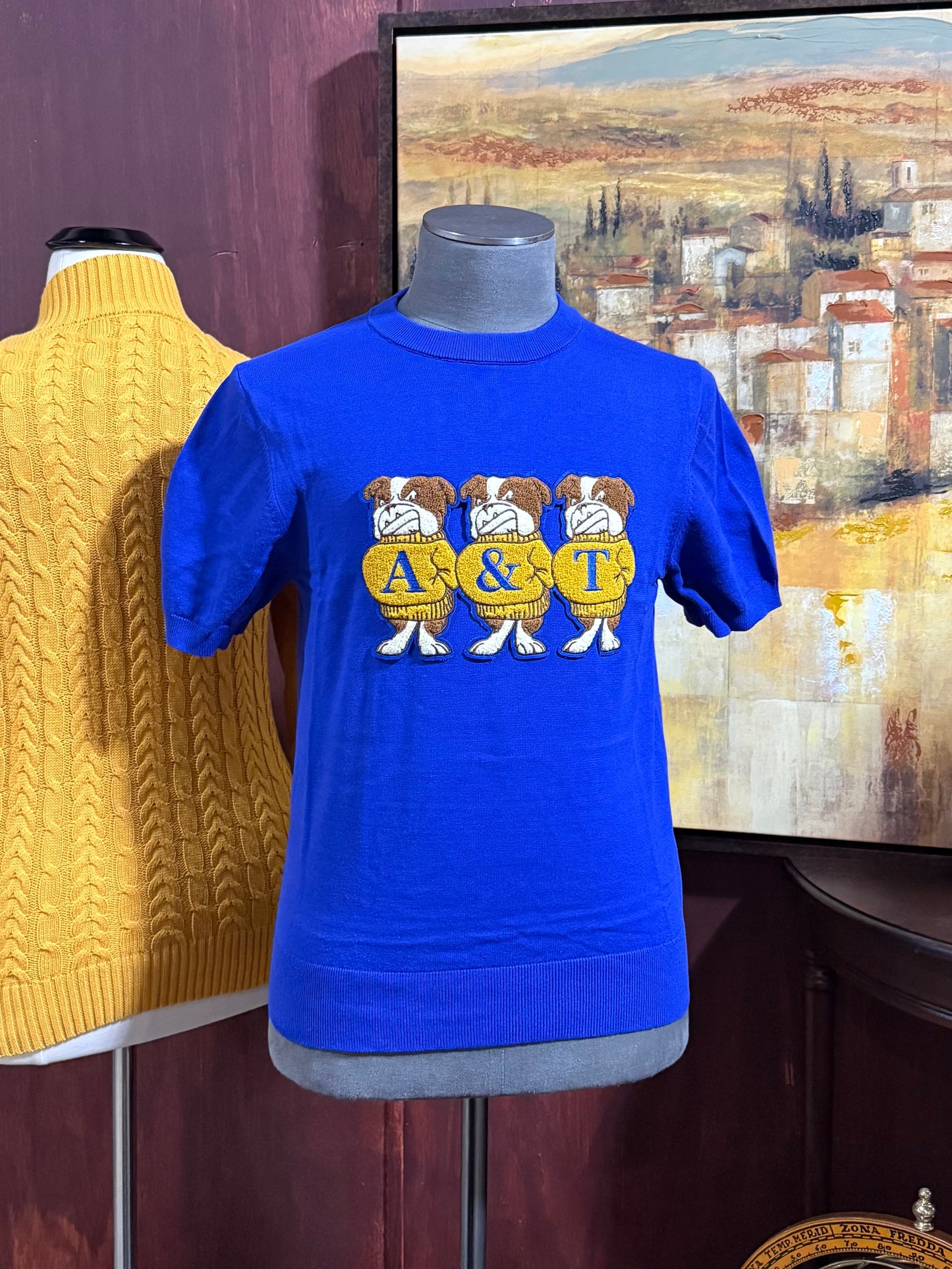 NCAT Blue Knit Tshirt - 3 Variations