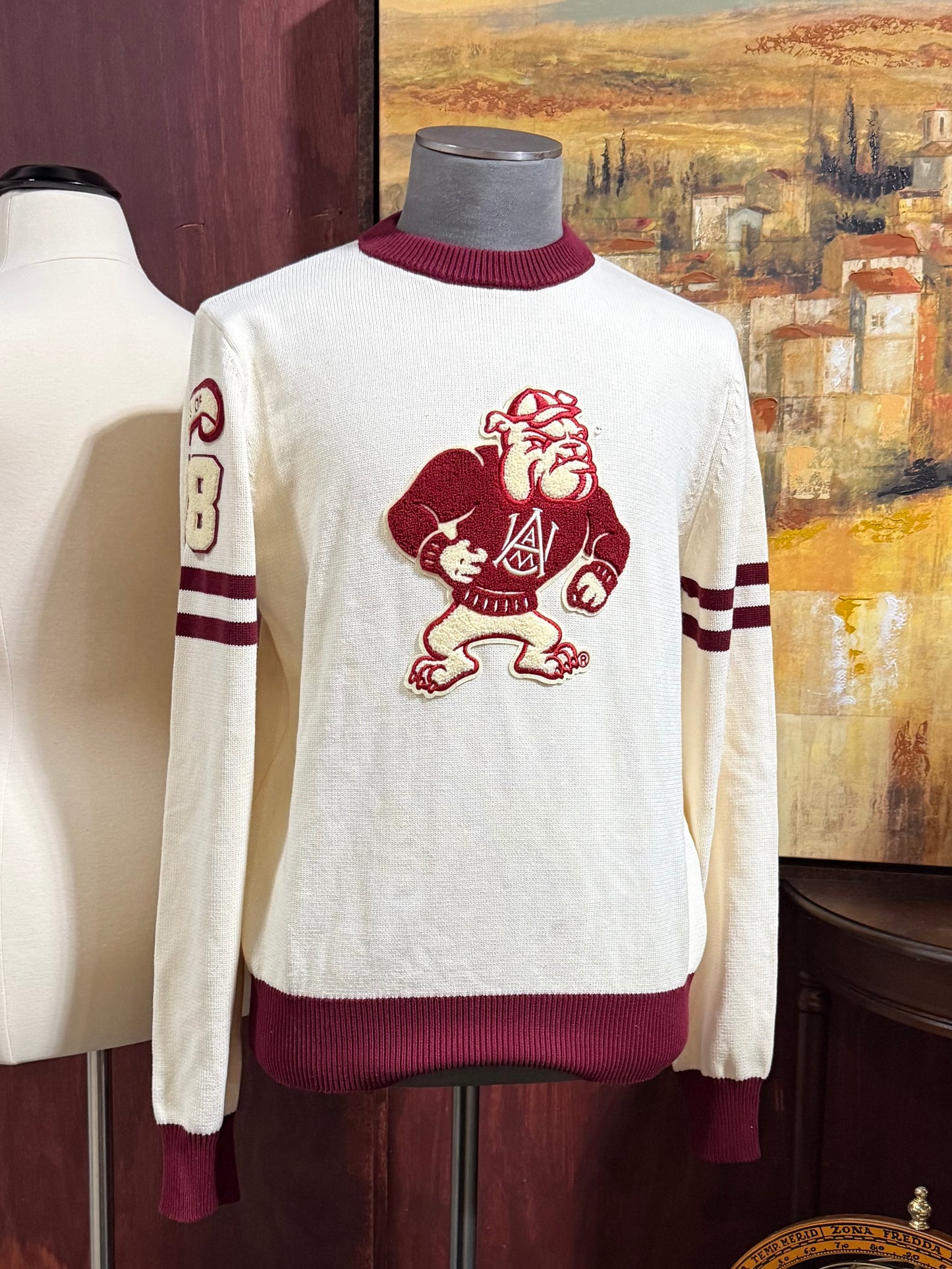A&M Class Year Cream Crewneck