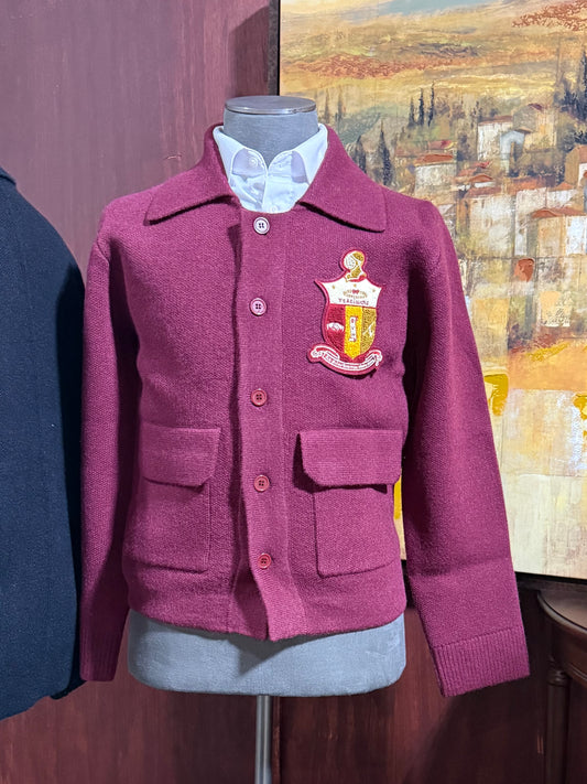 Nupe Crimson Winter Knit Jacket (Unisex) - Throwback COA
