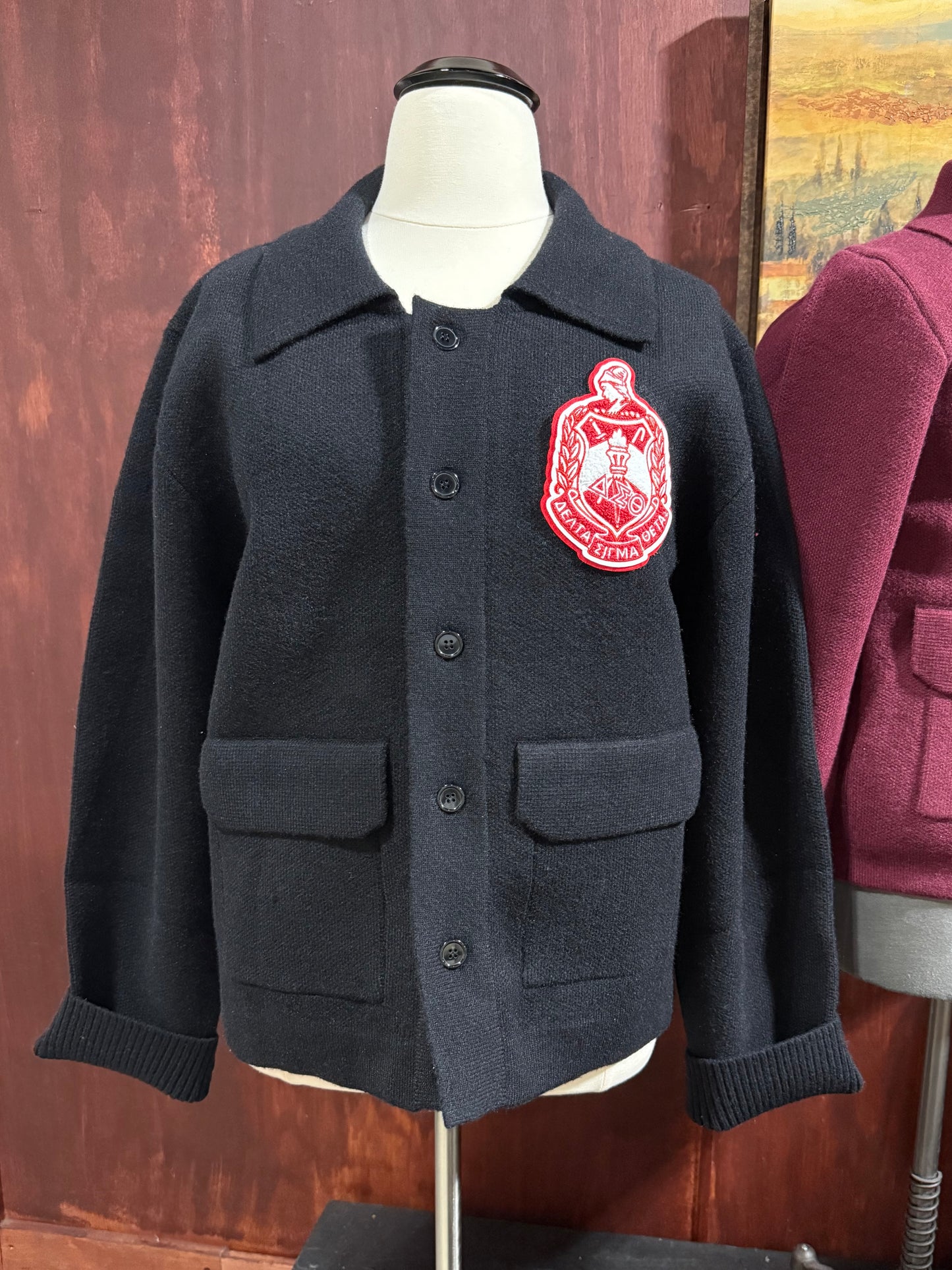 Diva Black Winter Knit Jacket (Unisex)