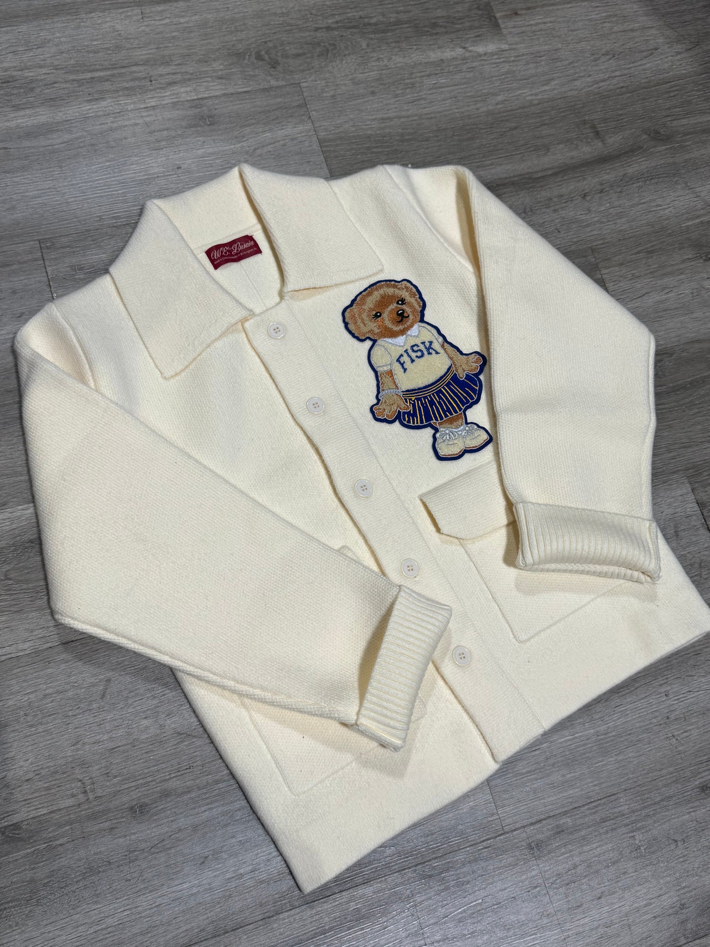 Fisk Cream Winter Knit Jacket (Women’s Bear)