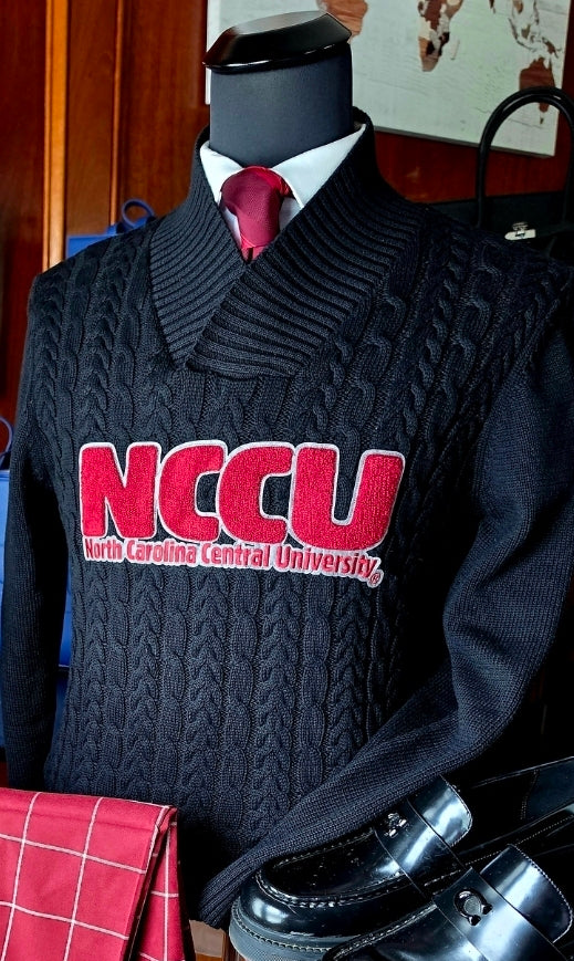 NCCU Black Vneck (2 Styles)