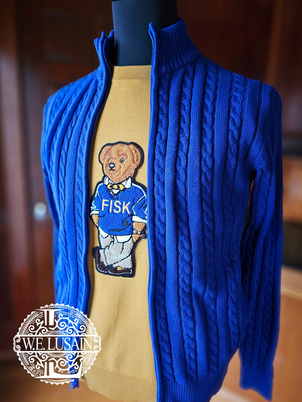 Fisk Bear Knitted Tee