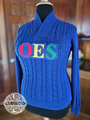OES Blue Sweater