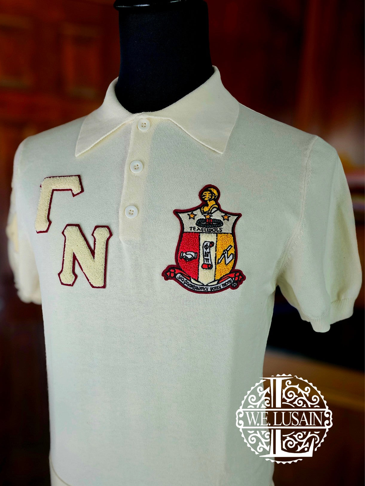 Vintage Cream Kappa Polo (With Back) – W.E. Lusain