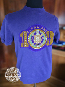 Alpha Phi Knit Tshirt