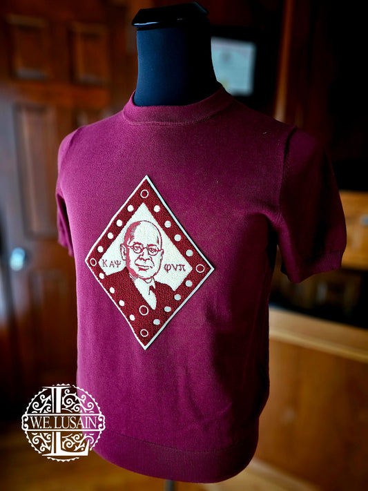 Crimson Knit Tee (14 Design Options)