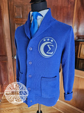 Load image into Gallery viewer, Sigma Cardigan Front Emblem Only