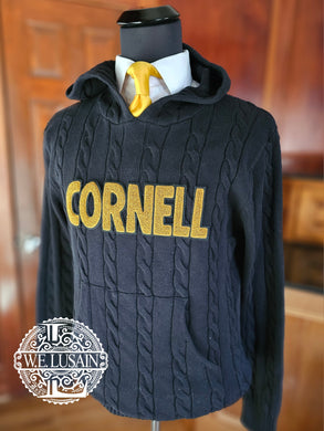 Cornell Cable Hoodie