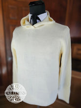 Load image into Gallery viewer, Cream Knit Hoodie (Unisex)