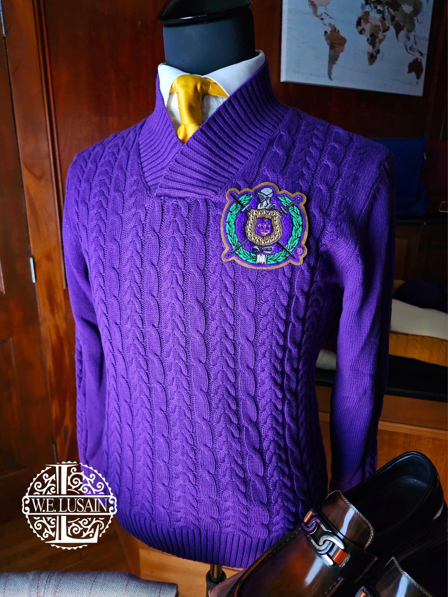 Purple Cable Knit (8 Options - PLEASE READ)