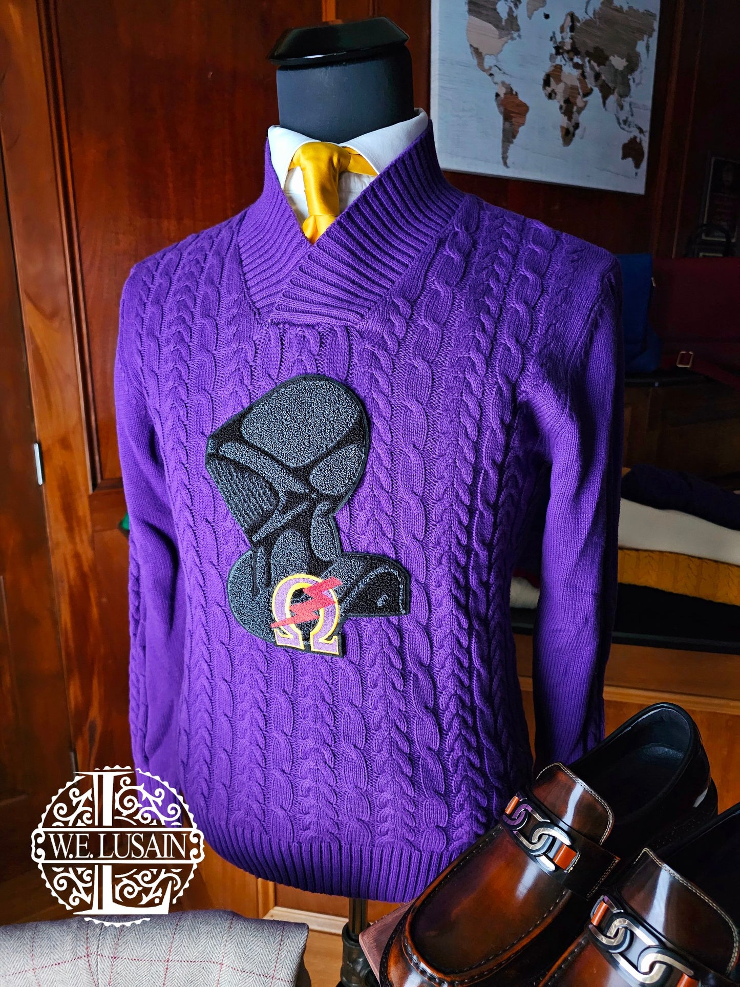 Purple Cable Knit (8 Options - PLEASE READ)