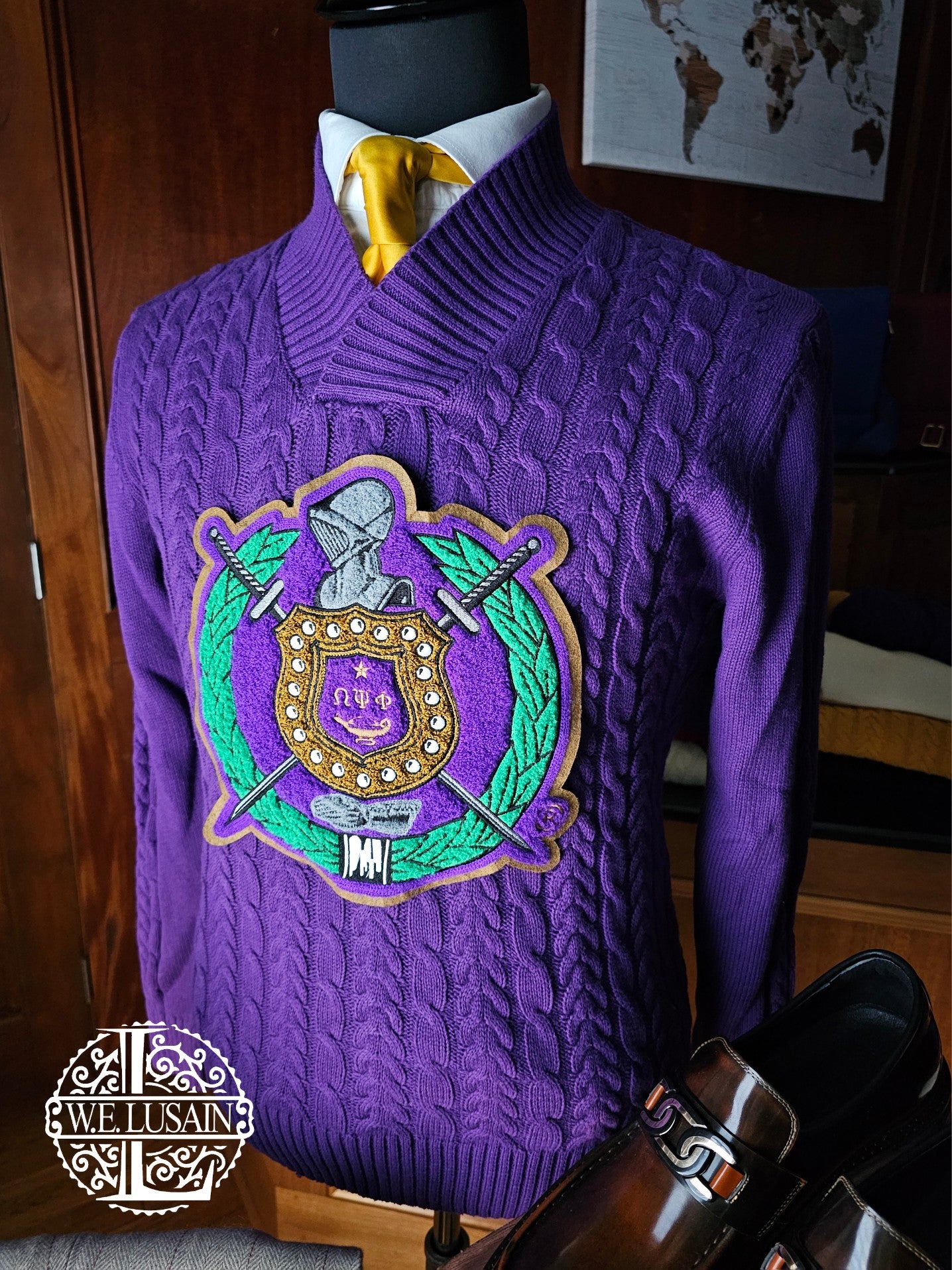 Purple Cable Knit (8 Options - PLEASE READ)