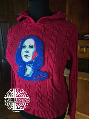 Vote! Crimson Cable Hoodie