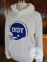 Load image into Gallery viewer, Indy Hoodie (Blue or White)