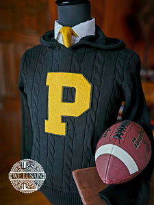 Pittsburgh P Black Hoodie