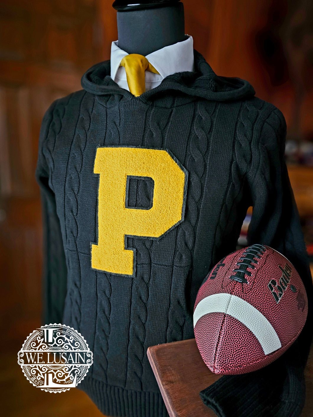 Pittsburgh P Black Hoodie