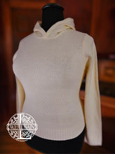 Load image into Gallery viewer, Cream Knit Hoodie (Unisex)