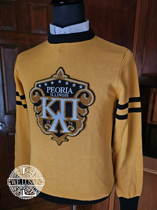 Peoria Gold Crewneck Sweater