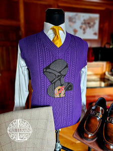 Purple Cable Knit Vest (9 Options)