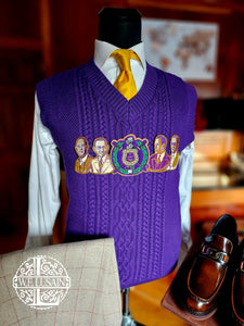 Purple Cable Knit Vest (9 Options)