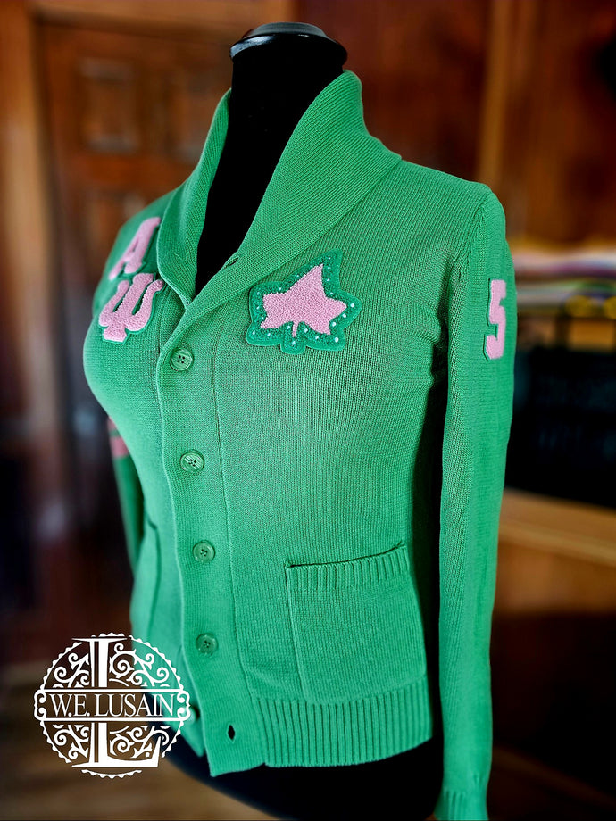 Ivy Cardigan (Green - Custom)