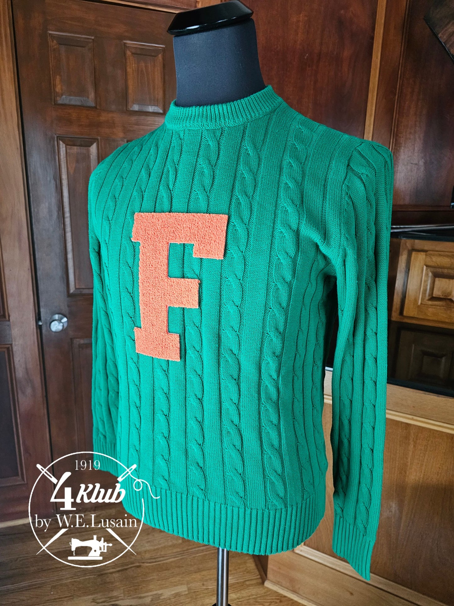 F Cable Knit LS (Unisex)