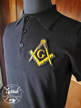 Load image into Gallery viewer, Masonic Black Polo