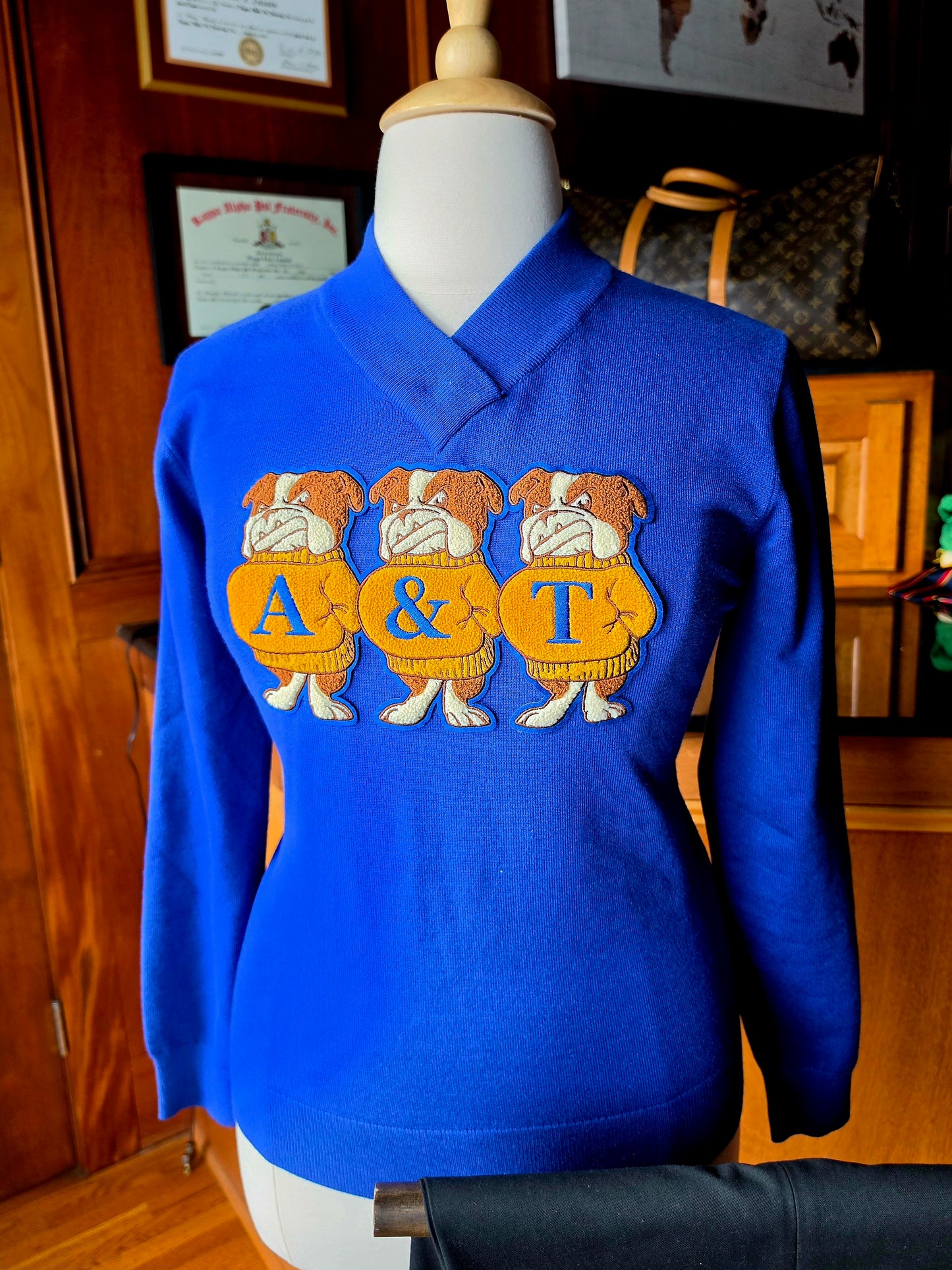 NCAT Bulldog Vneck (Unisex)