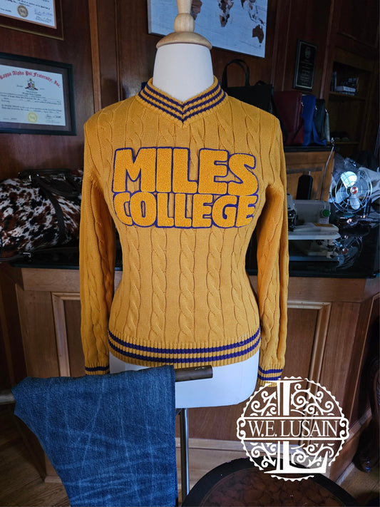 Miles Cable Vneck (Unisex)