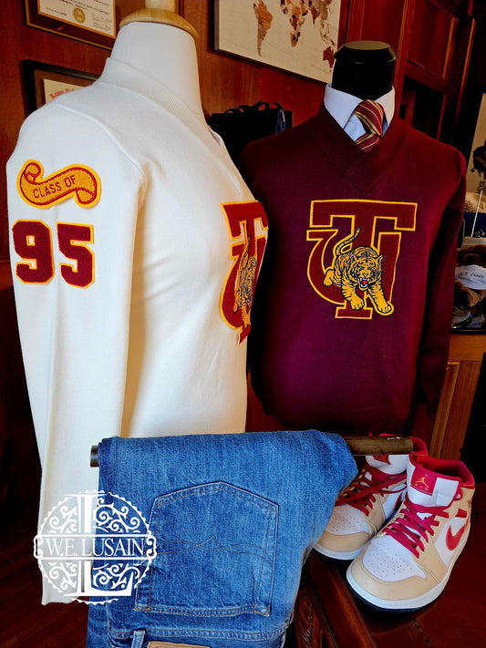 Tuskegee Class Vneck (Crimson or Cream)