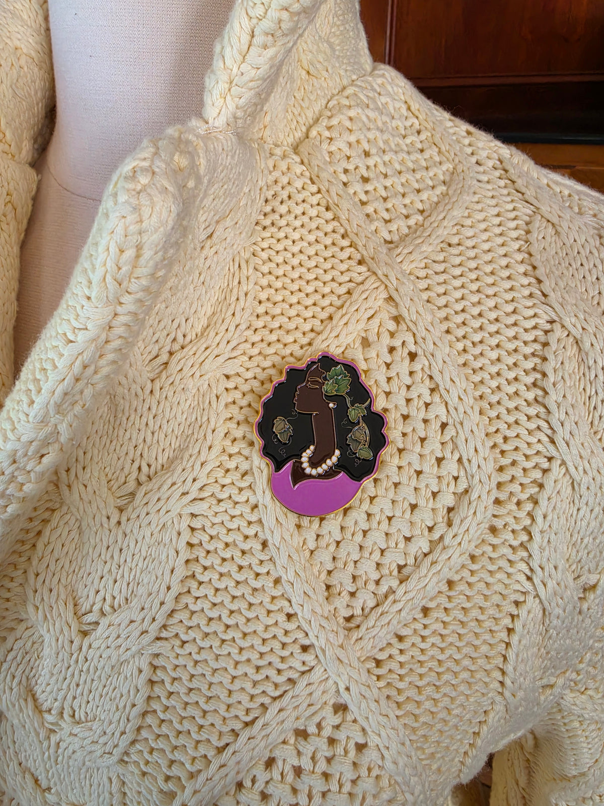 2" Pretty Lapel Pin