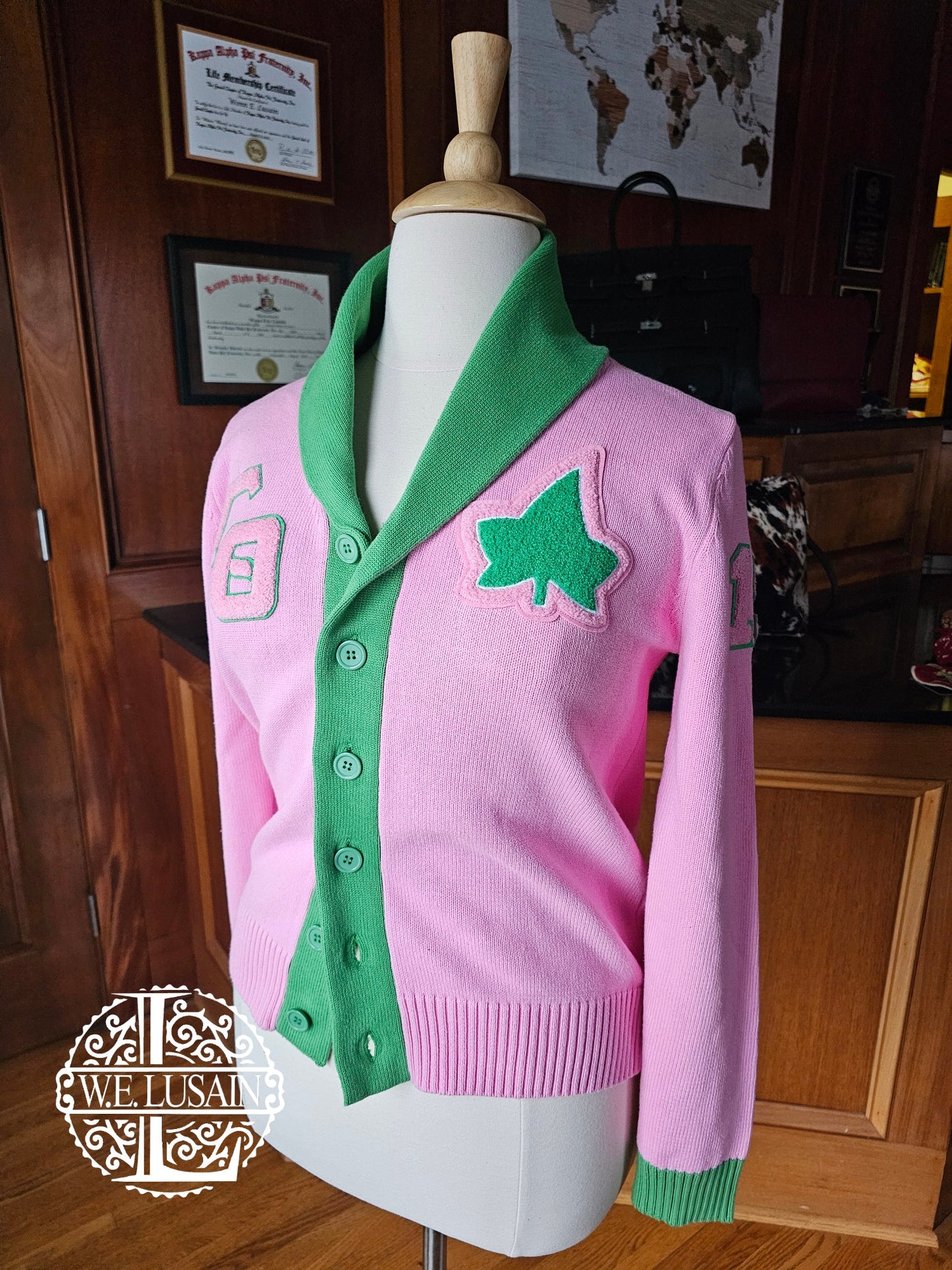 Ivy Cardigan (Pink - Personalized)