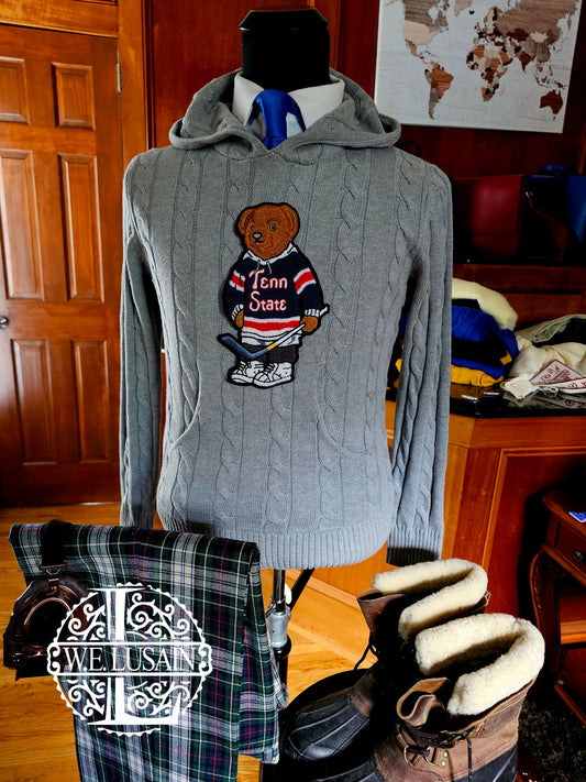 TSU Gray Hoodie - 4 Design Options
